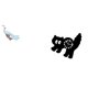 thumbnail image 1 of Estatua del pavo real,Estatua de pavo real,adorno de escritorio creativo y divertido,Reloj de pared,Reloj de pared decorativo para baño y dormitorio.,Reloj de pared de gato silencioso y sin, 1 of 8