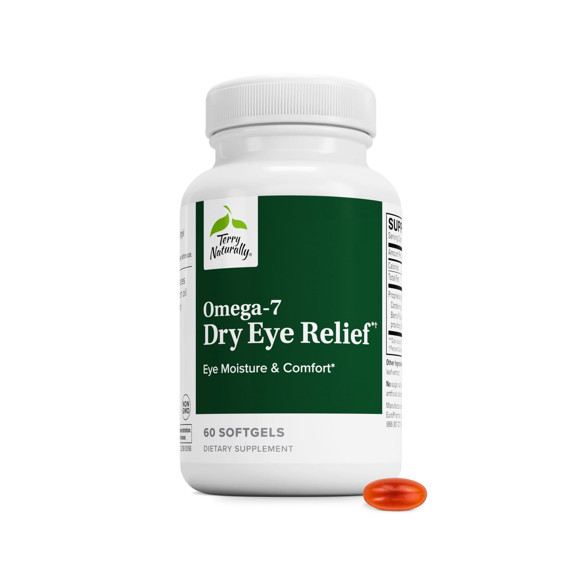 Terry Naturally Omega-7 Dry Eye Relief - 60 Softgels