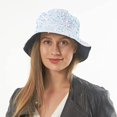 thumbnail image 5 of Women Bucket Hat Reversible Double-Side-Wear Shiny Glitter Sequin Sun Cap for Travel Beach Unisex Outdoor, 5 of 5