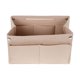thumbnail image 1 of unbranded Organizador De Bolso De Fieltro Beige Para Cosméticos Con Cierre Fácil Y Doble, 1 of 6