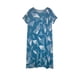thumbnail image 2 of Pijamas largos de manga corta y fina para mujer, vestidos holgados y dulces de gran tamaño, ropa de casa de primavera y otoño, pijamas de mujer, 2 of 4