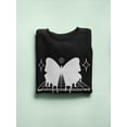thumbnail image 3 of Butterfly Effect Rave Style Sweatshirt Women -Image by Shutterstock, Female XX-Large, 3 of 4