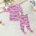 thumbnail image 6 of Gubotare Baby Boys' Pajama Sets Pullover Pajama Shirt & Pajama Pants Sleep Set Toddler to Little Kid Size 8-9 Years (Hot Pink,8-9 Years), 6 of 9