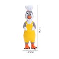 thumbnail image 4 of Latex Flying Chicken Squeaky Dog Toy Teething Interactive Toy Boredom Relief Pet Toy for Dogs, 4 of 6