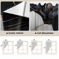 thumbnail image 5 of Swag Valance Curtains for Windows, Elegant Flowers Light Filtering Kitchen Curtains with Rod Pocket, Spring Botanical Blossom Floral Black Window Treatment Valances for Living Room, 28x36 - 2 PCS, 5 of 9