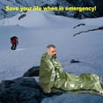thumbnail image 3 of Camping & Hiking Emergency Sleeping Bag Pocket Size Thermal Bivy Sack Versatile 84"X36" Lightweight Compact Outdoor Gear, 3 of 6