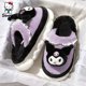 thumbnail image 3 of Zapatillas Sanrio de felpa para mujer, pantuflas de algodón, Kuromi Cinnamoroll, Anime Melody, Hello Kitty, cálidas, antideslizantes, Invierno2739, 3 of 5