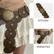 thumbnail image 5 of Cinturón de disco hueco estilo occidental, vaquero exagerado, ancho, con hebilla de metal, estilo vintage, suave, para mujer, niña, pantalones y vestidos, 5 of 8