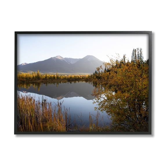 Stupell Industries Breathtaking Mountain Lake Reflection Landscape Photography, 14 x 11, Design by Carol Robinson