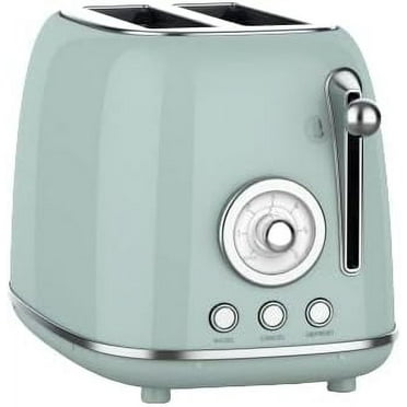Bear 2-Slice Toaster, Stainless Steel with Variable Heat Setting