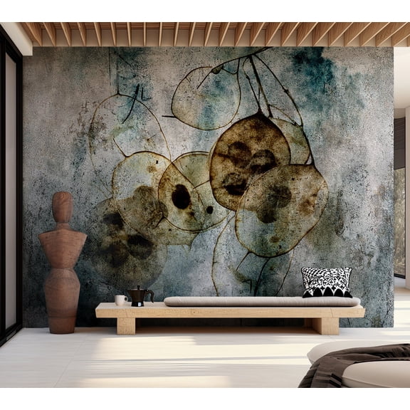 Abstract Wallpaper Wall Mural - Nature and Lunaria