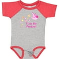 thumbnail image 3 of Inktastic I Love My Pawpaw Girls Baby Bodysuit, 3 of 5