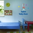 thumbnail image 3 of Custom Name Flying Rocket Launch Home decorWall Decal Decoration Explore Adventurous Space Cartoon Rocket Decorating Ideas for Child's Bedroom Size: 9 In(W) x 10 In(H), 3 of 5