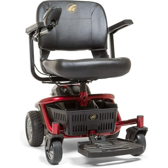 LiteRider Envy Lightweight Compact Power Chair for Mobility with Large 20" Seat - Disassembles for Travel - Fun to Drive Electric Wheelchair - GP162 by Golden Technologies