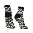 thumbnail image 4 of Bingfone Flowers Design Patterned Men'S Women'S Casual Cotton Socks, 4 of 9