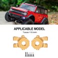 thumbnail image 3 of Ounissouiy Soporte de cubo de dirección duradero de latón para coche teledirigido 1/18 Trx4m, pieza de coche teledirigido, accesorios de coche, Kits de construcción modelo, 3 of 6