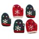 thumbnail image 2 of 5PCS Navidad Fieltro Broches Guantes de dibujos animados Broche Pinzas para el pecho de dibujos animados (colores aleatorios), 2 of 5