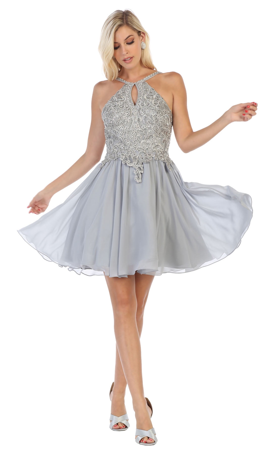 Formal Dress Shops - FLOWY HOMECOMING 