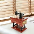 thumbnail image 2 of Vintage Sewing Music Box Musical Toy Sewing Machine Music Sartorius Model Play Creative Gift, 2 of 8