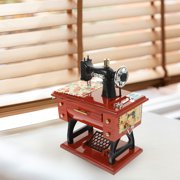 Vintage Sewing Machine Music Box Toy - Musical Model, Unique Gift for Sewing Enthusiasts and Collectors