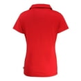 thumbnail image 3 of Women's Cutter & Buck  Red Dayton Flyers Vault Daybreak Eco Recycled V-Neck Polo, 3 of 3