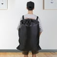 thumbnail image 6 of Miyuadkai Laundry Bag Black Backpack Laundry Bag with Shoulder Straps Large Travel Backpacks Extrawith Drawstring Closure for College Travel Laundromat Apartment Outdoor Storage Black, 6 of 7
