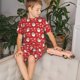thumbnail image 4 of Balery Merry Christmas Santa Claus A Conjunto de Pijama Infantil de Manga Corta con Estampado – Ropa de Dormir de Algodón Suave-Large, 4 of 5