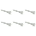 thumbnail image 3 of Tee de  50 Piezas Soporte de Tee de Juego de Base de Bola Larga Blanca de Madera de Arce para Deportes Al Aire Libre ANGGREK  Otros, 3 of 8