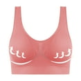 thumbnail image 4 of Gmluru Bras for Women Large Bust Seamless Comfort Wire-Free Bra 5-Pack Soft Breathable Racerback for Gentle Lift Watermelon Red S-4XL, 4 of 5