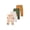 Light Brown/Dark Green/Beige, variant on Garanimals Newborn & Baby Boy 100% Cotton Pull-On Jogger Pants, Sizes 0–24M, Single & 4-Pack