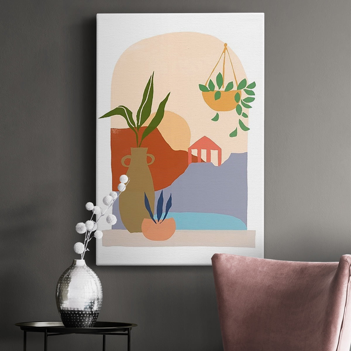 Paper Scene II Premium Gallery Wrapped Canvas - Ready to Hang
