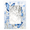 Blue, variant on Herdesigns Butterfly Animals 5x7 Picture Frame, Wood Photo Frame for Living Room Bedroom, Vertical & Horizontal Display