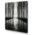 thumbnail image 2 of Designart "Silence Photography: Black And White Forest III" Forest Canvas Prints, 2 of 7
