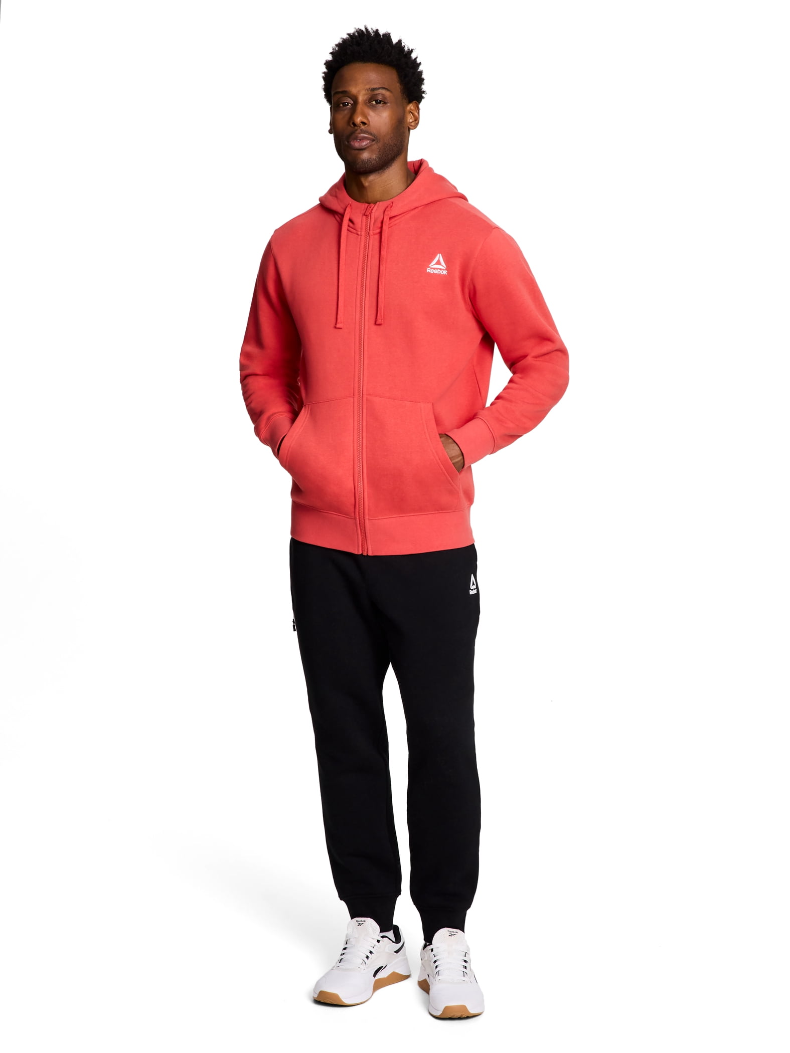 Reebok Men's and Big Men's Game Day Full Zip Hoodie, Sizes XS-5XL