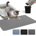 thumbnail image 2 of Cat Litter Mat Water Urine Proof Double Layer Pet Foldable Cat Litter Trapping  Pet Carpet Bed Pads For Cats Pet Clean Supplies, 2 of 9