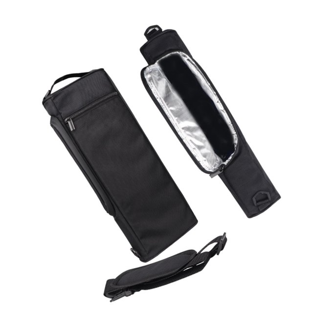 Soidarity Bolsa térmica de golf para viajes al aire libre, nevera aislada de lado para sostener 6 paquetes de latas o 2 botellas de vino Golf Soidarity OD013145-00