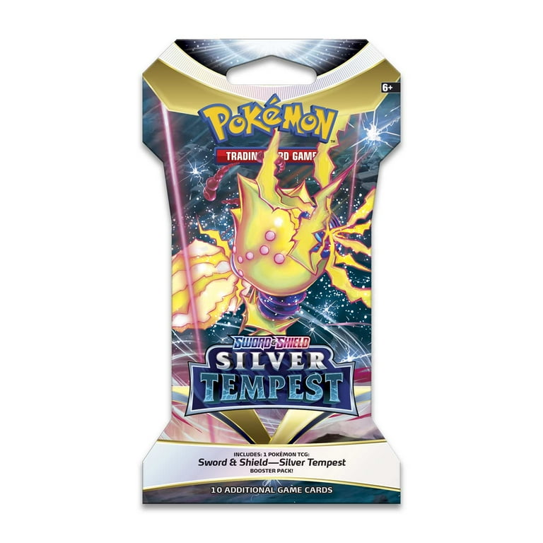 Walmart Pokemon TCG: Sword Shield-Silver Tempest Booster Pack [4