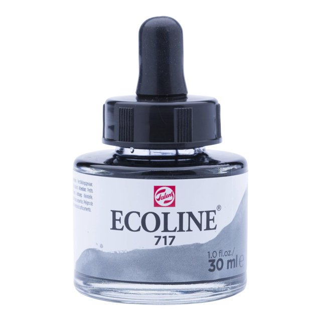 Acuarela Líquida Ecoline 30ml Royal Talens gris 30 ml