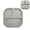 I, variant on Suction Plates for Babies & Toddlers - 100% Silicone, Dinnerware Stays Put, Divided Design for Picky Eaters, Microwave & Dishwasher Friendly, 1 Pack