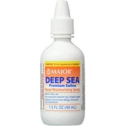 Major Pharmaceuticals Deep Sea Saline Generic for Ocean Nasal Moisturizing Spray, 1.5 Ounce