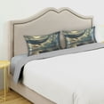thumbnail image 3 of Yayeee Pillowcase Standard Size Set of 2 Satin Wrinkle Resistant Pillow Case, Whale and Moon, 3 of 7