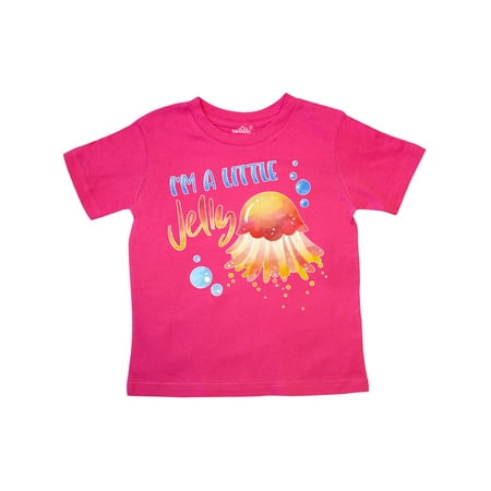 

Inktastic I m a Little Jelly Jellyfish Humor with Bubbles Gift Toddler Boy or Toddler Girl T-Shirt