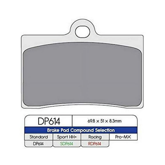 Dp Brakes RDP614 RDP  Brake Pads