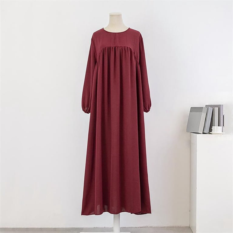 open lace back dress Pleated and Gathered Detailed Patterned Dress