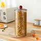 thumbnail image 5 of Recipiente hermético para almacenar alimentos con tapa con cierre para organizar la despensa de la cocina. Dispensador de alimentos secos de gran capacidad para harina, arroz, cereales y, 5 of 7