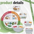 thumbnail image 3 of Juego de platos y tazones Portion Control Viynran para bajar de peso, 3 of 7