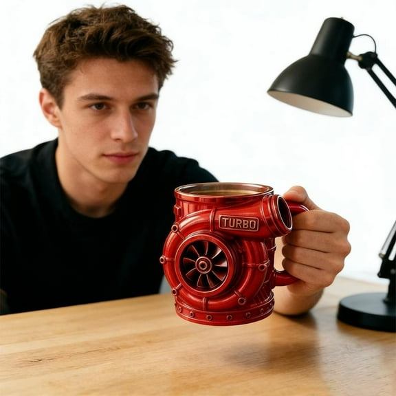 V8 Engines Stainless Steel Cup,Personalized Coffee Mug with Insulated Handle,Perfect for Car Lovers Gifts,Mechanics, Birthday, Christmas,Living room decoration as a work of art