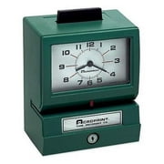 Acroprint Time Recorder 011070400 Model 125 Analog Manual Print Time Clock with Date-0-12 Hours-Minutes