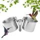 thumbnail image 5 of Bird Water Feeder Dishes Food Bowl For Cage Cups Clip Stainless Steel Birdcage Bowls With Clamp Toys For Small Parrots For Large Birds Conure, 5 of 8