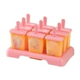 thumbnail image 1 of Moldes para paletas 9 Uds molde para paletas PP moldes para paletas de hielo sin BPA molde para paletas de hielo reutilizable de fácil liberación, 1 of 7